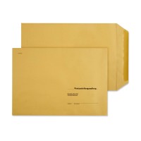 Äußere Postzustellungshüllen Umschlag nassklebend ohne Fenster