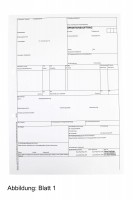 Speditionsauftrag VDA 4922 / DIN 5018 Formular für Laserdrucker