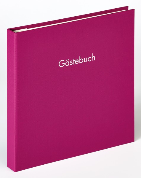 Gästebuch Fun, violett, 26x25 cm