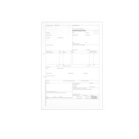 Speditionsauftrag VDA 4922 / DIN 5018 Formular für Laserdrucker